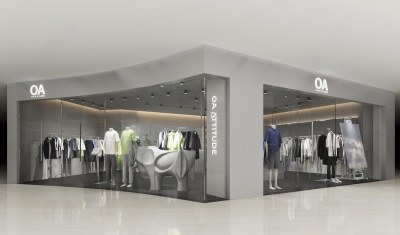 现代服装店3D模型下载